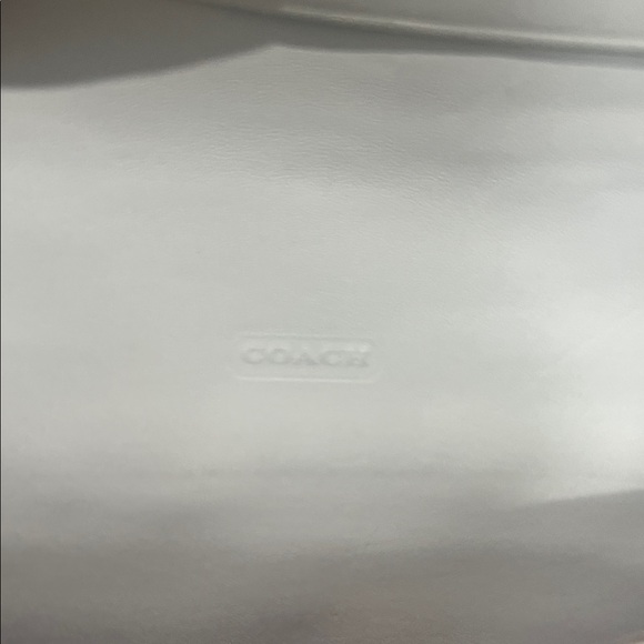 Coach White and Brown Women's Wallet - Picture 4 of 5